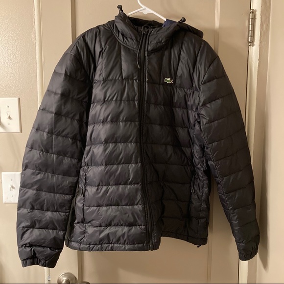 lacoste padded jacket mens
